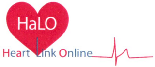 HALO HEART LINK ONLINE logo