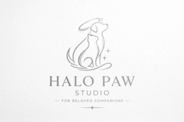HALO PAW STUDIO FOR BELOVED COMPANIONS logo