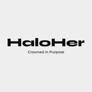 HALOHER CROWNED IN PURPOSE logo