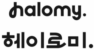 HALOMY. logo