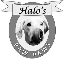 HALO'S PAW PAWS logo
