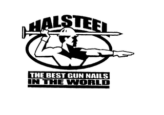 HALSTEEL THE BEST GUN NAILS IN THE WORLD logo