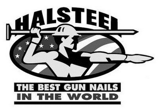 HALSTEEL THE BEST GUN NAILS IN THE WORLD logo