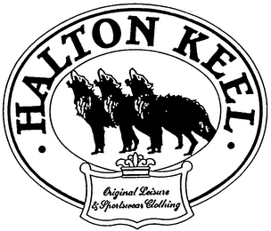 HALTON KEEL ORIGINAL LEISURE & SPORTSWEAR CLOTHING logo