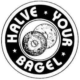 HALVE YOUR BAGEL logo