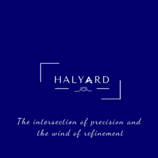 HALYARD THE INTERSECTION OF PRECISION AND THE WIND OF REFINEMENT logo