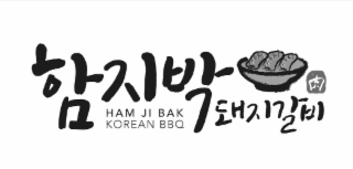 HAM JI BAK KOREAN BBQ logo