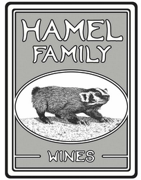 HAMEL FAMILY WINES logo