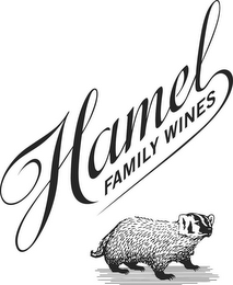 HAMEL FAMILY WINES logo