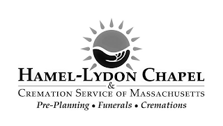 HAMEL-LYDON CHAPEL & CREMATION SERVICE OF MASSACHUSETTS PRE-PLANNING · FUNERALS · CREMATIONS logo