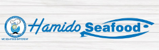HAMIDO SEAFOOD WE SEA-FOOD DIFFERENT logo
