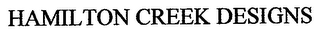 HAMILTON CREEK DESIGNS logo