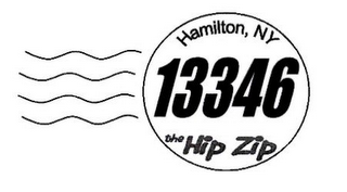 HAMILTON, NY 13346 THE HIP ZIP logo