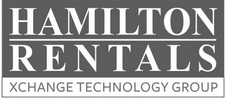HAMILTON RENTALS XCHANGE TECHNOLOGY GROUP logo