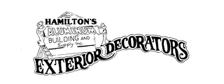 HAMILTON'S ALUMINUM BUILDING AND SUPPLY INC EXTERIOR DECORATORS logo
