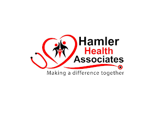 HAMLER HEALTH ASSOCIATES MAKING A DIFFERENCE TOGETHER logo