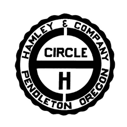 HAMLEY & COMPANY PENDLETON OREGON CIRCLE H logo
