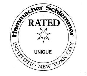 HAMMACHER SCHLEMMER RATED UNIQUE INSTITUTE NEW YORK CITY logo