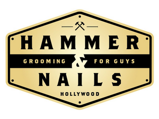 HAMMER & NAILS GROOMING FOR GUYS HOLLYWOOD logo