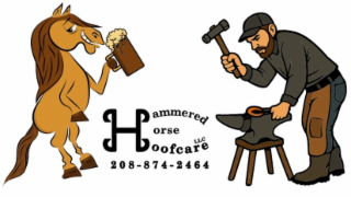 HAMMERED HORSE HOOFCARE LLC 208-874-2464 logo