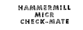 HAMMERMILL MICR CHECK-MATE logo