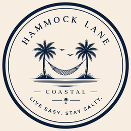 HAMMOCK LANE COASTAL LIVE EASY. STAY SALTY. logo