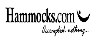 HAMMOCKS.COM ACCOMPLISH NOTHING... logo