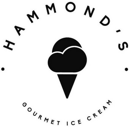 · HAMMOND'S · GOURMET ICE CREAM logo