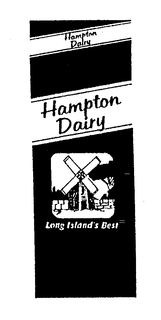 HAMPTON DAIRY LONG ISLAND'S BEST logo