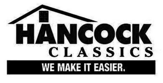 HANCOCK CLASSICS WE MAKE IT EASIER. logo