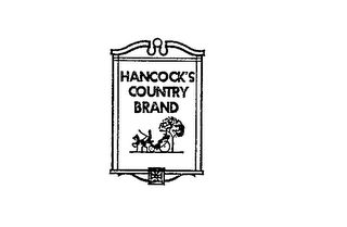 HANCOCK'S COUNTRY BRAND logo