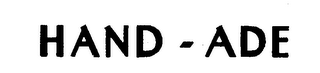 HAND-ADE logo