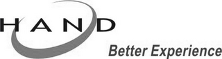 HAND BETTER EXPERIENCE logo