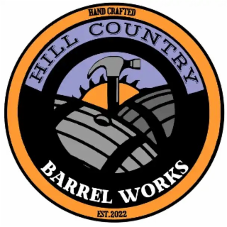 HAND CRAFTED HILL COUNTRY BARREL WORKS EST.2022 logo