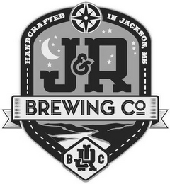 HAND CRAFTED IN JACKSON, MS J&R BREWINGCO B JR C logo