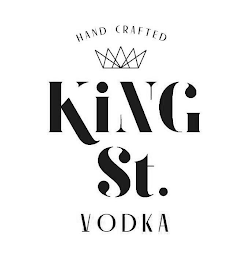 HAND CRAFTED KING ST. VODKA logo