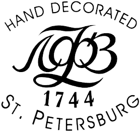 HAND DECORATED 1744 ST. PETERSBURG logo