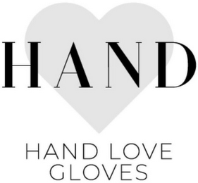 HAND HAND LOVE GLOVES logo