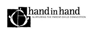HAND IN HAND NURTURING THE PARENT-CHILDCONNECTION logo