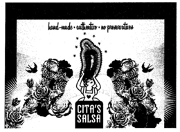 HAND-MADE · AUTHENTICO · NO PRESERVATIVES CITA'S SALSA logo