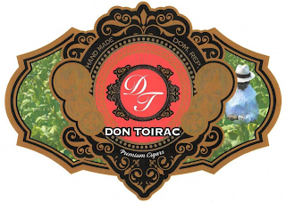 HAND MADE DOM. REP. DT DON TOIRAC PREMIUM CIGARS logo