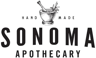 HAND MADE SONOMA APOTHECARY logo