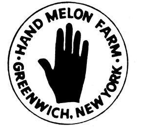 HAND MELON FARM GREENWICH, NEW YORK logo