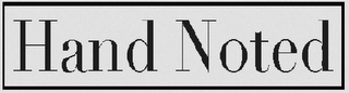 HAND NOTED logo