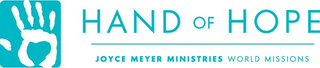 HAND OF HOPE JOYCE MEYER MINISTRIES WORLD MISSIONS