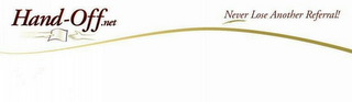 HAND-OFF.NET NEVER LOSE ANOTHER REFERRAL! logo
