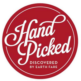 HAND PICKED DISCOVERED BY EARTH FARE logo