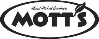 HAND-PICKED GOODNESS MOTT'S logo