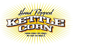 HAND POPPED KETTLE CORN FROM COAST TO COAST, WE POP THE MOST! logo