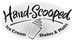HAND-SCOOPED ICE CREAM SHAKES & MALTS logo